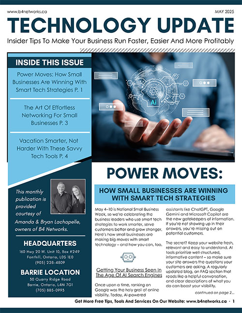 technology update may 2025 newsletter