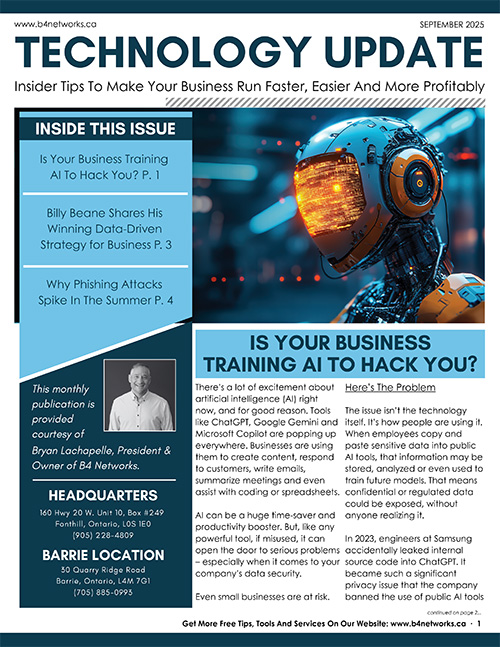 technology update september 2025 newsletter
