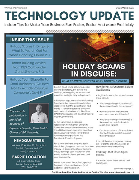 technology update december 2025 newsletter